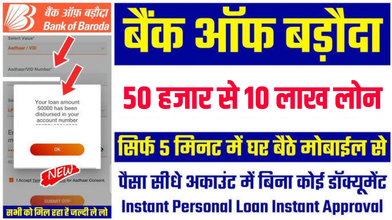 Bank of Baroda Se Loan Kaise Le